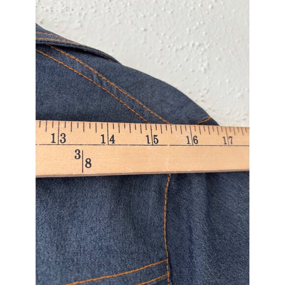 Fairy Brand Western Cowgirl Style Denim Fringe Jacket  - Small - Picture 7 of 12